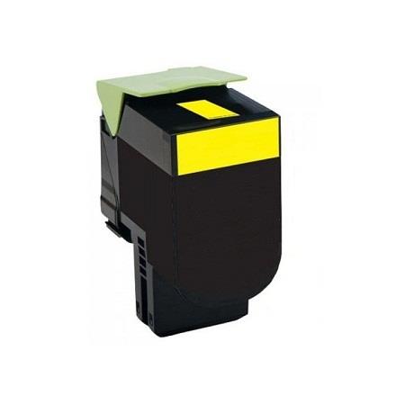 Compatible Lexmark 802H Yellow Toner Cartridge 80C2HY0